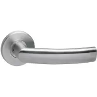 Intersteel Deurkruk Blok op rozet - RVS