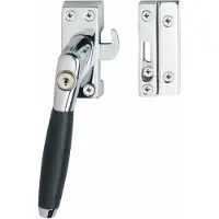 Intersteel | Raamsluiting Ton 400 | SKG* | Afsluitbaar | Links | Chroom/Ebbenhout