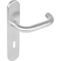 Intersteel Deurkruk Rond op verdekt schild sleutelgat 72 mm