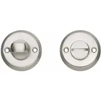 Intersteel Rozet toilet-/badkamersluiting schroefgat nikkel mat