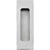 Intersteel Schuifdeurkom recht Alvro 12x4cm RVS