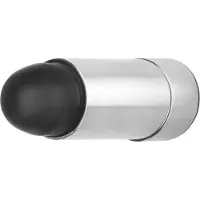 Intersteel Deurstop wandmontage afgerond ø34x79mm rvs geborsteld