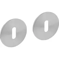Intersteel | Magneet rozet | Rond met sleutelgat | RVS Geborsteld
