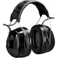 3M Peltor WorkTunes Pro AM/FM Radio gehoorkap zwart met hoofdband