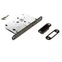 Intersteel Slotkast loopslot Domus magneet zwart afgerond