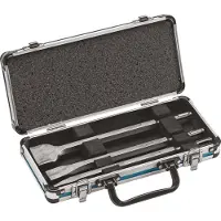 Makita Accessoires 3-delige SDS plus beitelset: Punt, Vlak en Spadebeitel in aluminium koffer D-42357 - D-42357