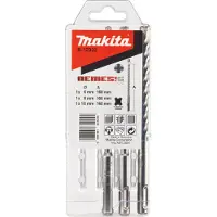Makita 3-delige Borenset P4S: SDS-plus 6 t/m 10 mm