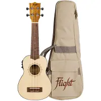 Flight DUS320CEQ Soprano Electro-Acoustic Ukulele -
