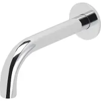 Wiesbaden Caral baduitloop rond 20 cm 1/2'' chroom
