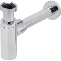 Wiesbaden UniMatch wastafelsifon 5/4" x 32 mm chroom