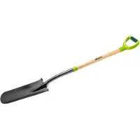 Verto Draineerspade, Sleuven spade, Houten Steel, D-Greep