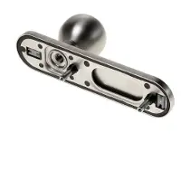 Bouwsales Knopschild bolmodel afgerond ASL roestvaststaal blind