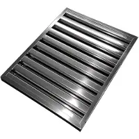 Allspares 2x Lamellenfilter 400x500x25mm voor Horeca Afzuigkap