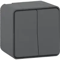 Schneider Electric Mureva Styl DIY - Serieschakelaar - Grijs / Antraciet