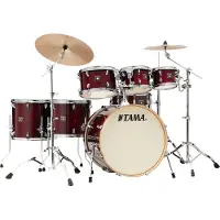 Tama Superstar Classic Exotix 22" 7pc Gloss Garnet Lacebark Pine