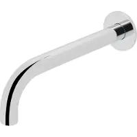 Wiesbaden Caral baduitloop rond 25 cm 1/2'' chroom