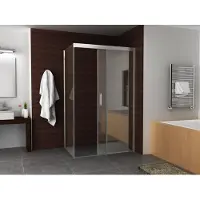 Wiesbaden Zijwand voor schuif nisdeur 90x200 cm 8 mm nano glas