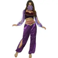 Smiffys Kostuum -M- Arabian Princess Paars