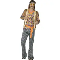 Smiffys Jaren 60 zanger pak hippie