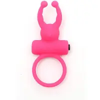 Rimba - Rome - Vibrerende Cockring Met Clitoris Stimulatie - Roze