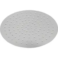 Wiesbaden caral hoofddouche ufo ultra plat 30 cm rond rvs