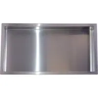 Wiesbaden Demis inbouwnis 30 x 60 x 7 cm RVS