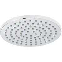 Wiesbaden UniMatch hoofddouche rond 20 x 1,2 cm chroom