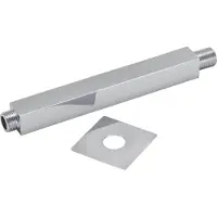 Mueller Cube luxe douche-arm vierkant plafondbevestiging 20cm chroom