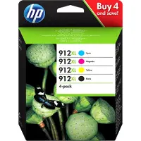 HP Inktcartridge 912XL (3YP34AE) 4-kleuren Multipack Hoge capaciteit
