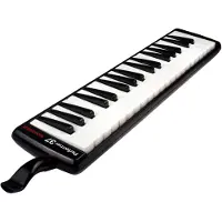 Hohner Melodica, Performer 37, zwart, witte/zwarte toetsen