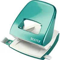 Leitz perforator 5008 WOW, metallic-ijsblauw