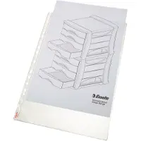 Esselte Showtas A3 - 30% Pre-consumer Gerecycled Plastic - PP - 50 stuks - Transparant