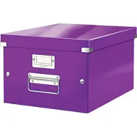 Leitz archief- en transportbox serie Click + Store, middel, voor A4-formaat, paars