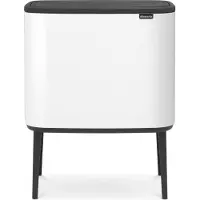 Brabantia 313547 Bo Touch Bin 11 + 23 Liter - White