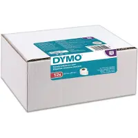 Dymo Etiket 2093091 (12 stuks) Zwart op wit