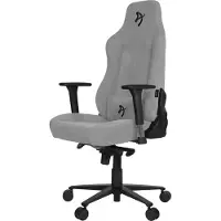 AROZZI Vernazza Soft Fabric Gaming Stoel Lichtgrijs
