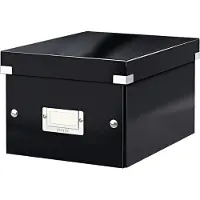 Leitz archief- en transportbox serie Click + Store, klein, voor A5, zwart