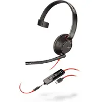 Plantronics Blackwire 5210 (Rood, Zwart)