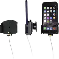 Brodit verstelbare houder met kabelbevestiging Apple iPhone 6/6s/7/8 Plus/X/XR/XS/XS Max/11 (75-89mm/2-10mm)