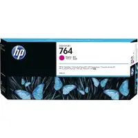 HP 764 paarse inktcartridge, 300 ml, voor de DesignJet T3500 eMFP productiemultifunctionele printers, thermische printer, paars, zakelijk, enterprise, Singapore, 283 mm
