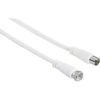 Hama 00122527 coax-kabel 10 m F Wit