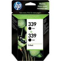 HP 339 Double Pack Zwart (C9504EE)