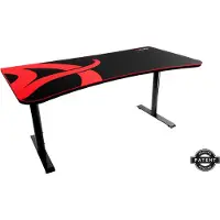 AROZZI ARENA-BLACK Gaming-Tisch Arena schwarz 1/2 160x82cm