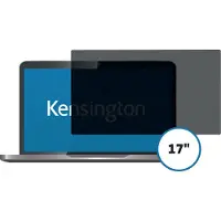 Kensington Privacyfilter - - 626472 - 17 inch - Antireflecterend - Zwart