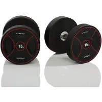 Gymstick Pro Pu S 2 X 25kg Dumbbell Zwart 25 kg