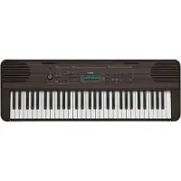 Yamaha PSR E360 Portable Keyboard Dark Walnut