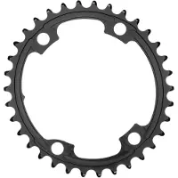 AbsoluteBLACK Premium Ovaal Road 110/4 BCD Kettingblad voor Shimano Dura-Ace / Ultegra /105 Cranks 10-11S Zwart || Maat: 34