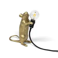Seletti Mouse Table Lamp Standing | Gold