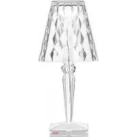 Kartell Tafellampe , Big Battery, Doorzichtig, Woonkamer, Kunststof, Designer