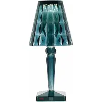 Kartell Tafellampe , Big Battery, Blauw, Woonkamer, Kunststof, Designer